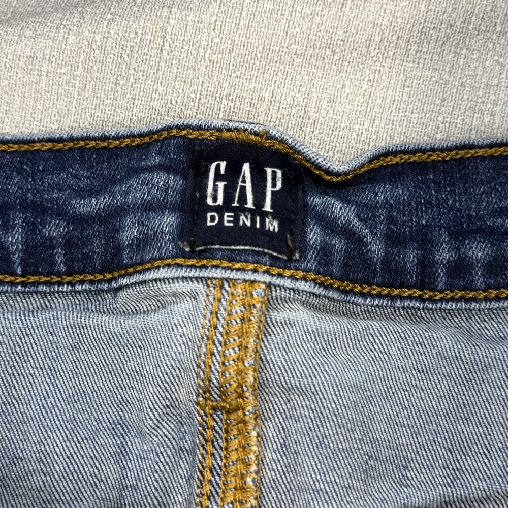 Gap Denim True Skinny Jeans Girls Size 16 Dark Wash - Picture 4 of 9
